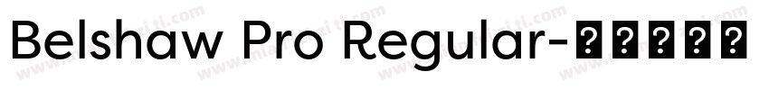 Belshaw Pro Regular字体转换